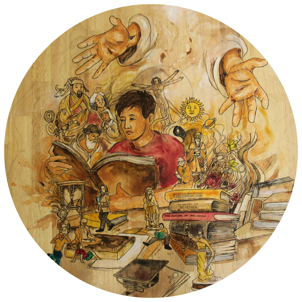 06---Boy-is-sitting-among-icons,-books-and-signs